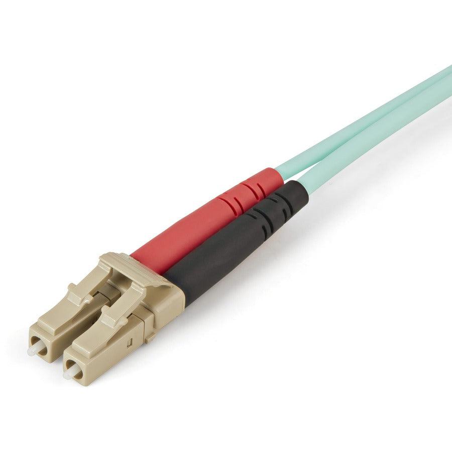 StarTech.com 25m (82ft) LC/UPC to LC/UPC OM4 Multimode Fiber Optic Cable, 50/125&micro;m L