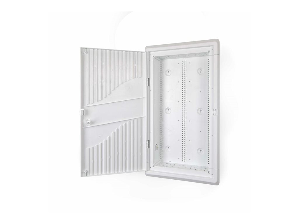 StarTech.com 28in Wall-Mount Media Enclosure, Structured Media Enclosure - Cable management enclosure - wall mountable - white 28P1-MEDIA-ENCLOSURE
