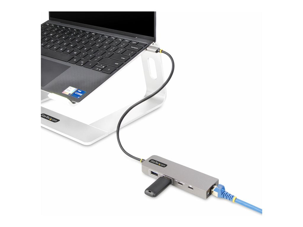 StarTech.com 3-Port USB-C Hub with 2.5 Gigabit Ethernet and 100W Power Delivery Passthrough Laptop Charging, USB-C to 2x USB-A/1x 10G2A1C25EPD-USB-HUB