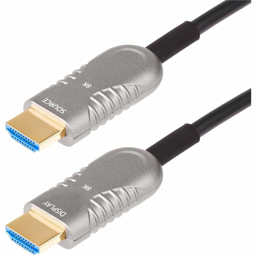 StarTech.com 30ft (9.1m) HDMI 2.1 Hybrid Active Optical Cable (AOC), CMP, Plenum Rated, 8K 8K-A-30F-HDMI-CABLE