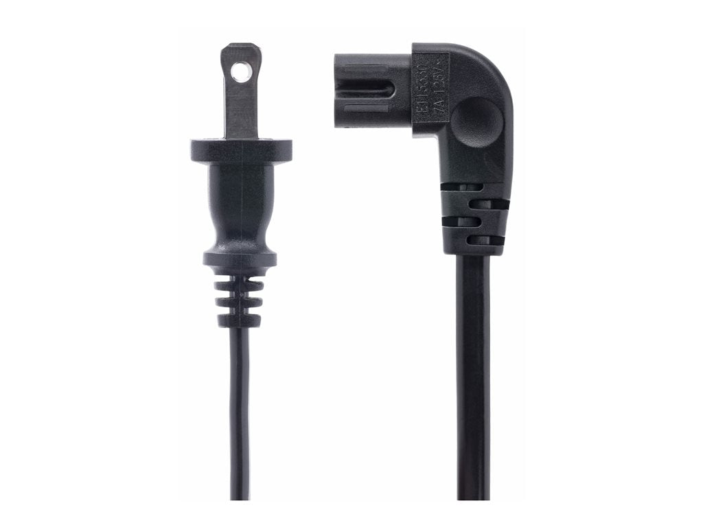 StarTech.com 3ft (1m) Laptop Power Cord, NEMA 1-15P to Right Angle C7, 7A 125V, 18AWG, Laptop Charger Cable, Replacement Power PXT101NB-STRA-3F