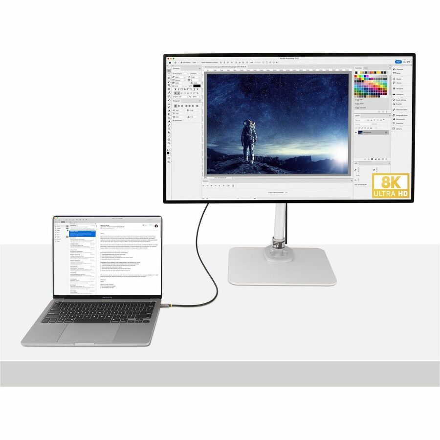 StarTech.com 3ft (1m) USB4 Cable, USB-IF Certified USB-C Cable, 40 Gbps, 100W, 8K 60Hz,