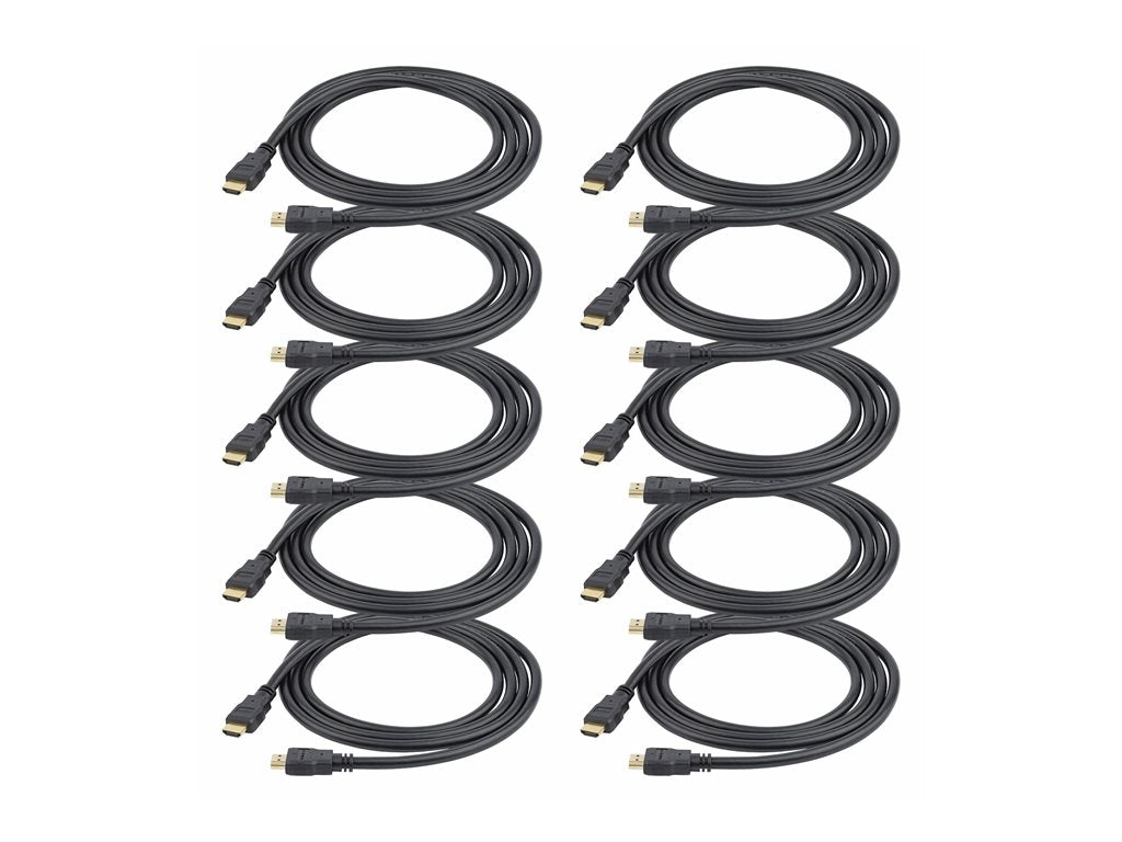 StarTech.com 3ft HDMI Cable - 10 Pack - High Speed HDMI Cable w/Ethernet - High Speed - HDMI cable with Ethernet - HDMI male HDMM310PK