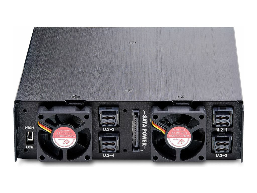 StarTech.com 4-Bay Backplane for U.2 Drives, Fits in a 5.25inch Bay, Quad-Bay Mobile Rack Enclosure for 2.5inch U.2 (SFF-8639) 4U2525-SAS-BACKPLANE