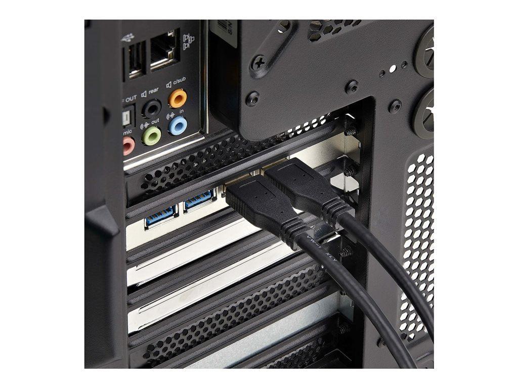 StarTech.com 4-Port USB-A PCIe Card, USB 3.2 5Gbps, 4x USB Controllers - USB adapter - PCIe 2.0 x4 - USB 3.2 Gen 1 x 4 - black P5Q4A-USB-CARD