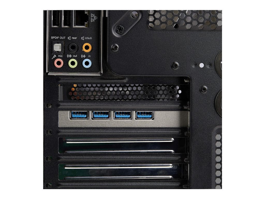 StarTech.com 4-Port USB-A PCIe Card, USB 3.2 5Gbps, 4x USB Controllers - USB adapter - PCIe 2.0 x4 - USB 3.2 Gen 1 x 4 - black P5Q4A-USB-CARD