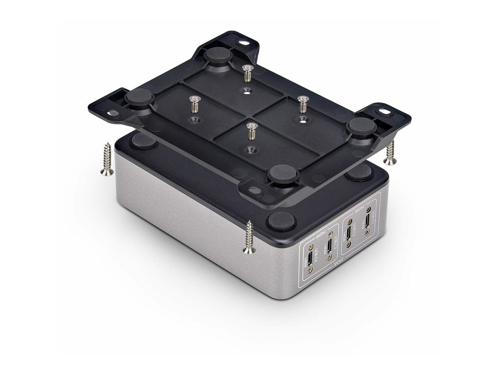 StarTech.com 4-Port USB-C Charger, 240W Total, Single Port 140W EPR - Power adapter - with surface mount bracket - 240 Watt - 424DNA-USB-C-CHARGER