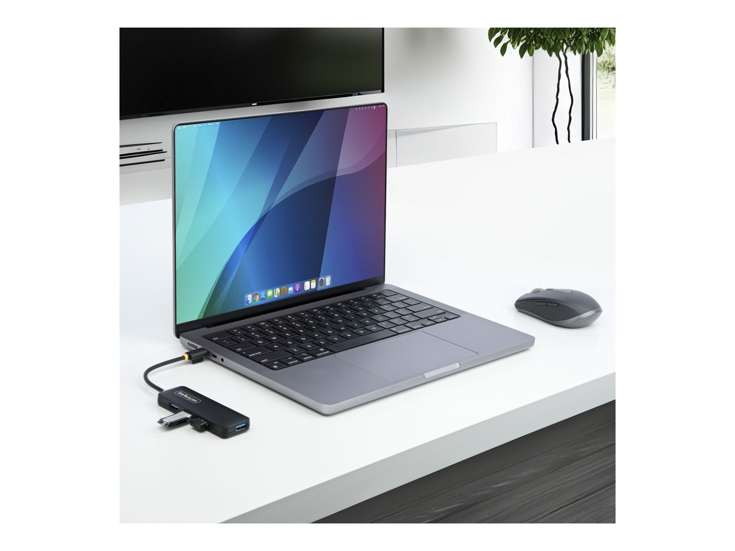 StarTech.com 4-Port USB-C Hub, 5Gbps, USB-C to 4x USB-A, Bus Powered - Hub - 4 x USB 3.2 Gen 1 - desktop H5C4A-USB-HUB