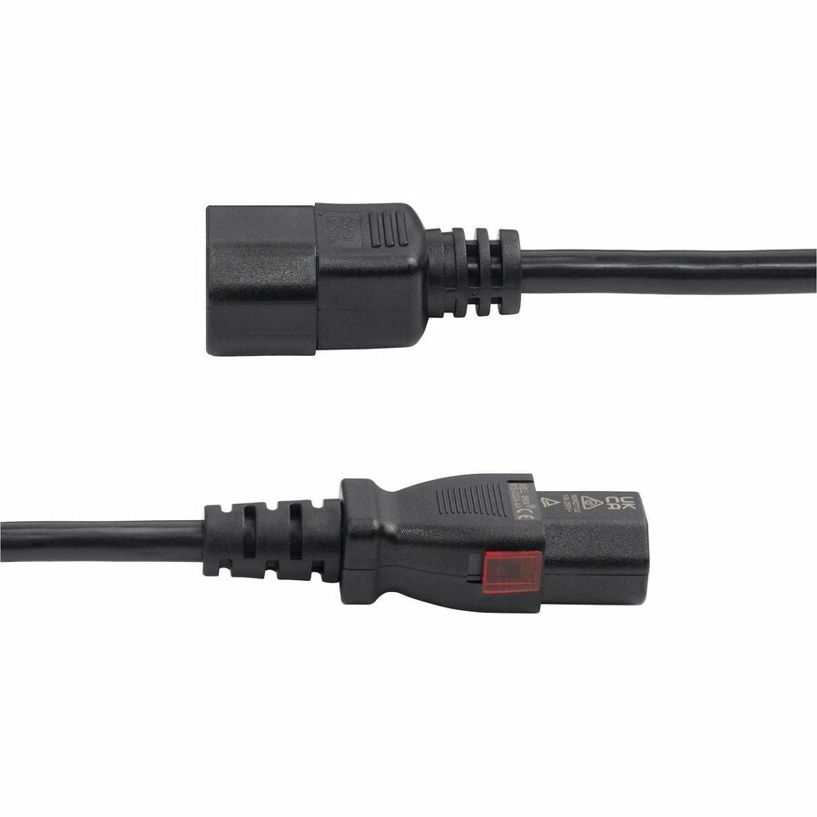 StarTech.com 4ft (1.2m) Power Extension Cord IEC 60320 C14 to Locking C13 PDU Power Cord 1