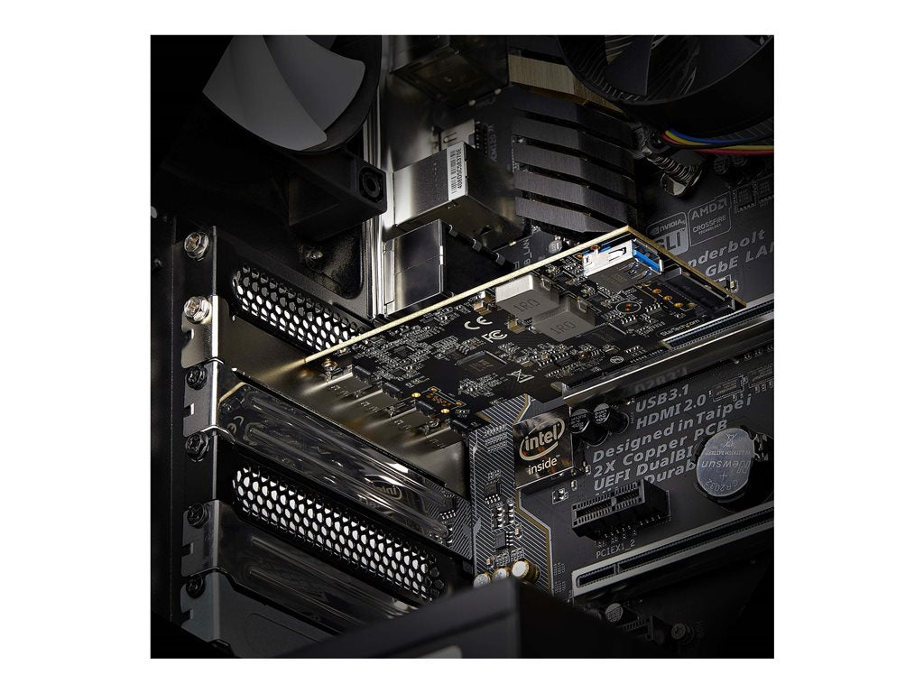 StarTech.com 5-Port USB PCIe Card, USB 3.2 10Gbps, PCI Express Card with 4x USB-C Ports, 1x USB-A Internal Port, USB PCIe Controller PS4C3IA3-USB-C-CARD