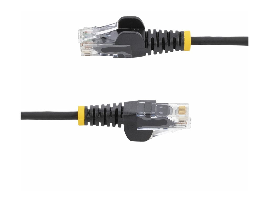 StarTech.com 5ft Black Slim CAT6 Ethernet Cable, Snagless, 28AWG, LSZH - Patch cable - RJ-45 (M) to RJ-45 (M) - 5 ft - UTP - N6PAT5BKS
