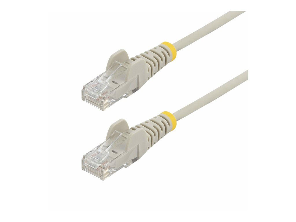 StarTech.com 5ft Gray Slim CAT6 Ethernet Cable, Snagless, 28AWG, LSZH - Patch cable - RJ-45 (M) to RJ-45 (M) - 5 ft - 0.1 in N6PAT5GRS