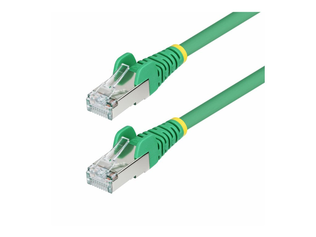 StarTech.com 5ft Green CAT6a Ethernet Cable, Snagless, S/FTP, 10G, LSZH - Patch cable - RJ-45 (M) to RJ-45 (M) - 5 ft - 0.2 in NLGN-5F-CAT6A-PATCH