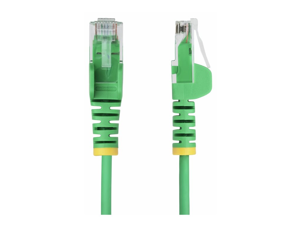 StarTech.com 5ft Green Slim CAT6 Ethernet Cable, Snagless, 28AWG, LSZH - Patch cable - RJ-45 (M) to RJ-45 (M) - 5 ft - 0.1 in N6PAT5GNS