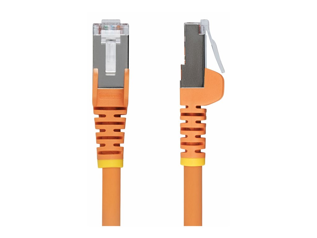 StarTech.com 5ft Orange CAT6a Ethernet Cable, Snagless, S/FTP, 10G, LSZH - Patch cable - RJ-45 (M) to RJ-45 (M) - 5 ft - 0.2 NLOR-5F-CAT6A-PATCH