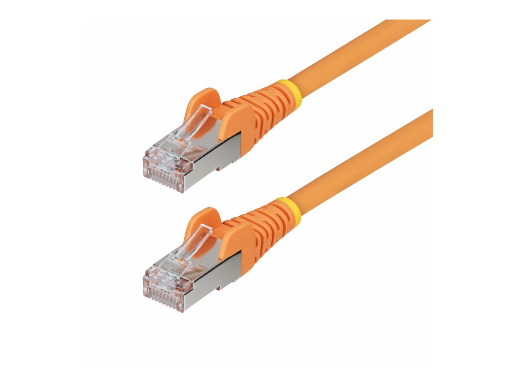 StarTech.com 5ft Orange CAT6a Ethernet Cable, Snagless, S/FTP, 10G, LSZH - Patch cable - RJ-45 (M) to RJ-45 (M) - 5 ft - 0.2 NLOR-5F-CAT6A-PATCH