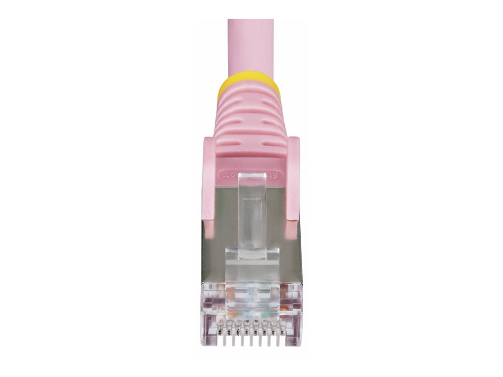 StarTech.com 5ft Pink CAT6a Ethernet Cable, Snagless, S/FTP, 10G, LSZH - Patch cable - RJ-45 (M) to RJ-45 (M) - 5 ft - 0.2 in NLPN-5F-CAT6A-PATCH