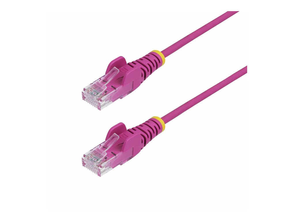 StarTech.com 5ft Pink Slim CAT6 Ethernet Cable, Snagless, 28AWG, LSZH - Patch cable - RJ-45 (M) to RJ-45 (M) - 5 ft - UTP - CAT N6PAT5PKS