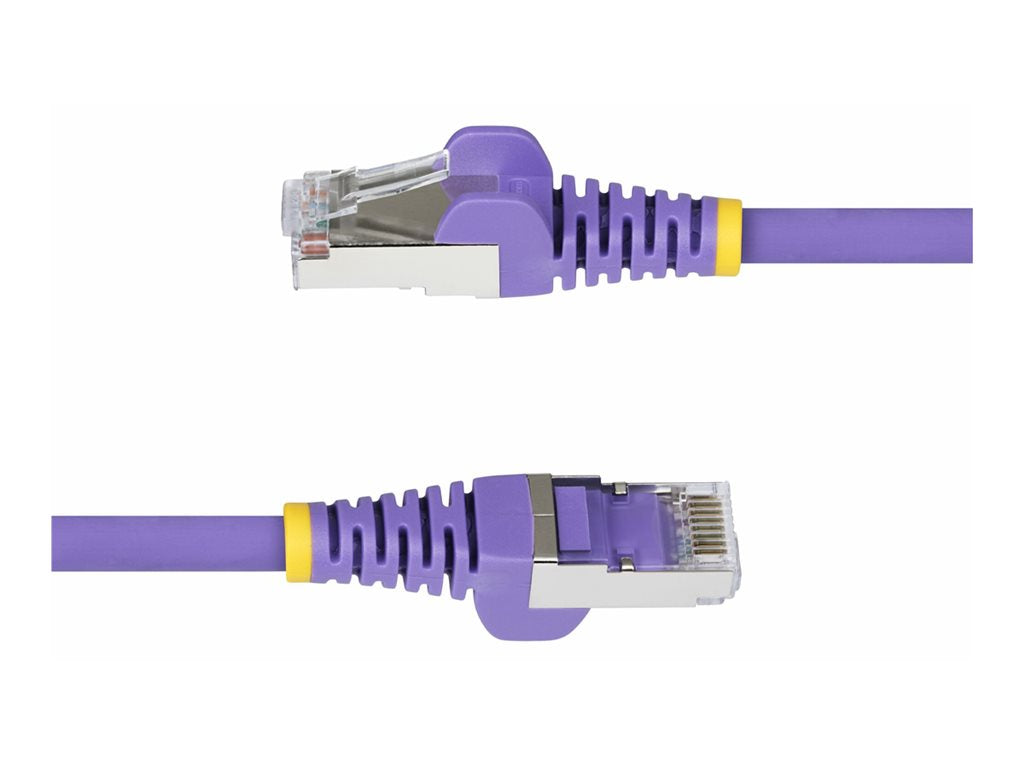 StarTech.com 5ft Purple CAT6a Ethernet Cable, Snagless, S/FTP, 10G, LSZH - Patch cable - RJ-45 (M) to RJ-45 (M) - 5 ft - 0.2 NLPL-5F-CAT6A-PATCH