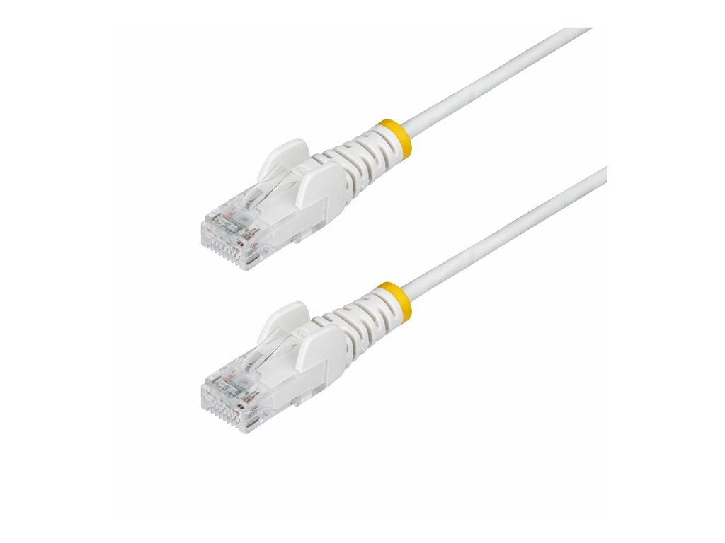 StarTech.com 5ft White Slim CAT6 Ethernet Cable, Snagless, 28AWG, LSZH - Patch cable - RJ-45 (M) to RJ-45 (M) - 5 ft - UTP - N6PAT5WHS