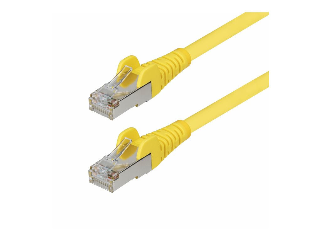StarTech.com 5ft Yellow CAT6a Ethernet Cable, Snagless, S/FTP, 10G, LSZH - Patch cable - RJ-45 (M) to RJ-45 (M) - 5 ft - 0.2 NLYL-5F-CAT6A-PATCH