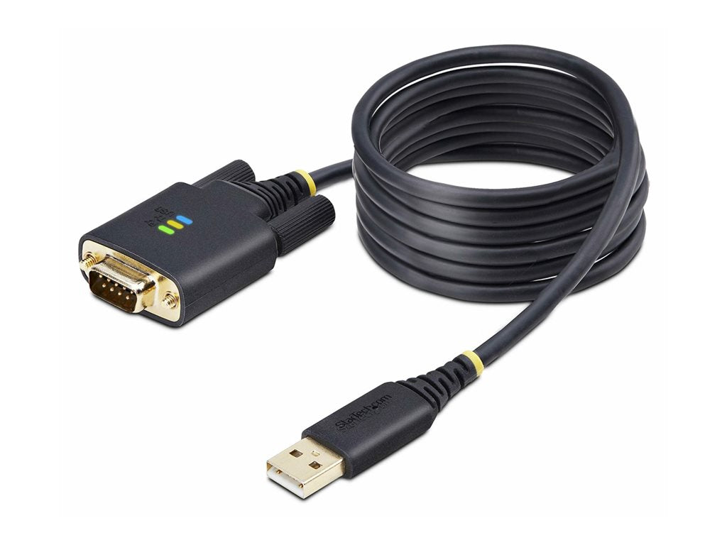 StarTech.com 6.6ft/2m USB to Null Modem Serial Adapter Cable, FTDI, RS232 - USB / serial cable - USB (M) to DB-9 (M) - 6.6 ft 1P6FFCN-USB-SERIAL