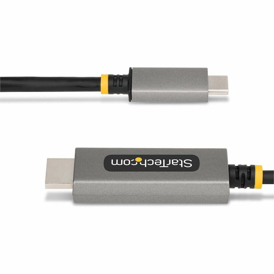StarTech.com 6ft (2m) USB-C to HDMI Adapter Cable, 8K 60Hz, 4K 144Hz, HDR10, USB Type-C
