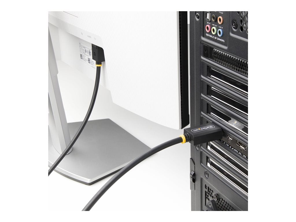 StarTech.com 6ft DisplayPort 2.1 Cable, VESA-Certified, DP40 DP 2.1 Cable - DisplayPort cable - DisplayPort (M) latched to DisplayPort DP21-6F-DP40-CABLE