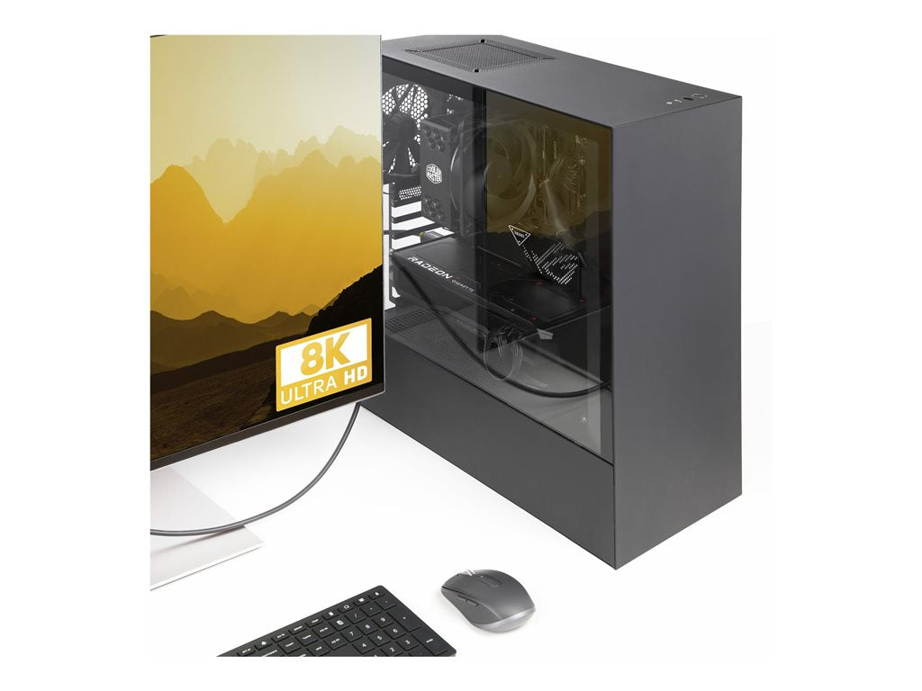 StarTech.com 6ft DisplayPort 2.1 Cable, VESA-Certified, DP40 DP 2.1 Cable - DisplayPort cable - DisplayPort (M) latched to DisplayPort DP21-6F-DP40-CABLE