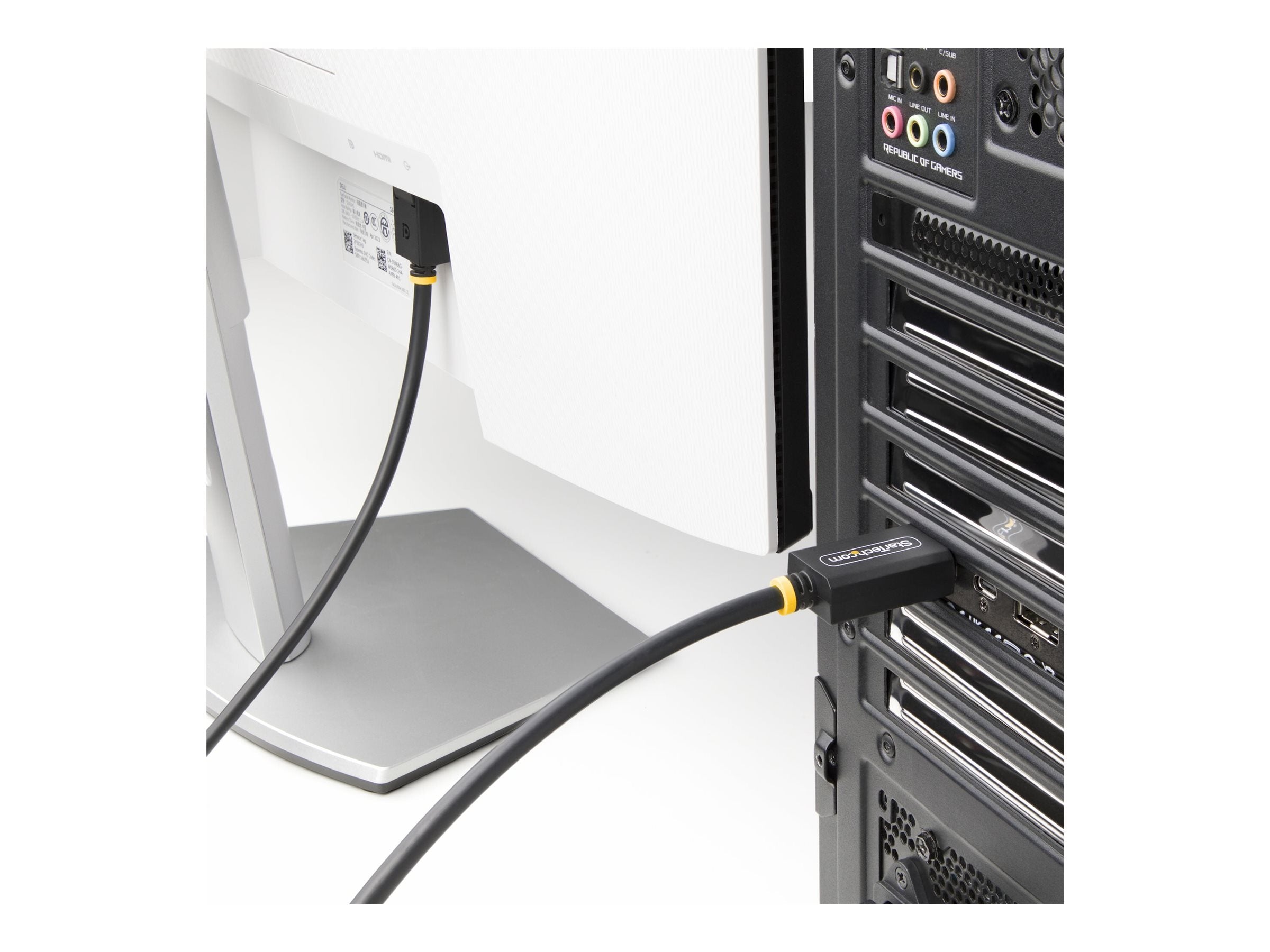 StarTech.com 6ft DisplayPort 2.1 Cable, VESA-Certified, DP40 DP 2.1 Cable - DisplayPort cable - DisplayPort (M) latched to DisplayPort DP21-6F-DP40-CABLE