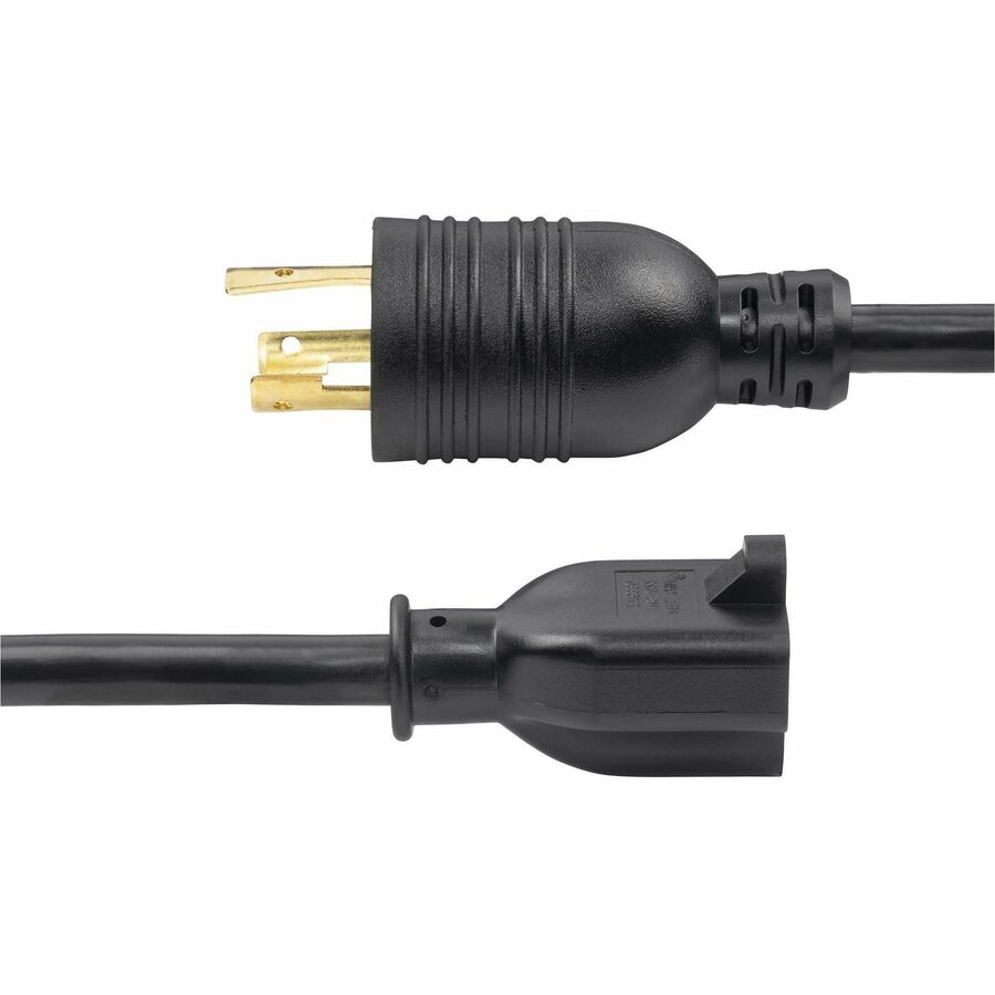StarTech.com 6in (15cm) Heavy Duty Power Cord NEMA L5-20P to NEMA 5-20R Plug Converter Cab