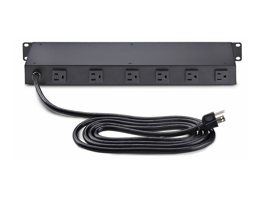 StarTech.com 8-Outlet Rack Mount Metered PDU, 1U Server Power Strip, TAA - Power distribution unit (rack-mountable) - AC 120 8NM8-RACK-MOUNT-PDU