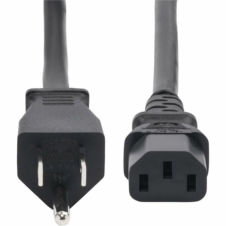 StarTech.com 8ft (2.4m) Computer Power Cord NEMA 5-15P to IEC 60320 C13 AC Power Cable 13A