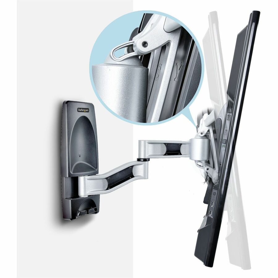 StarTech.com Articulating TV Wall Mount, VESA Wall Mount TV Bracket for 65