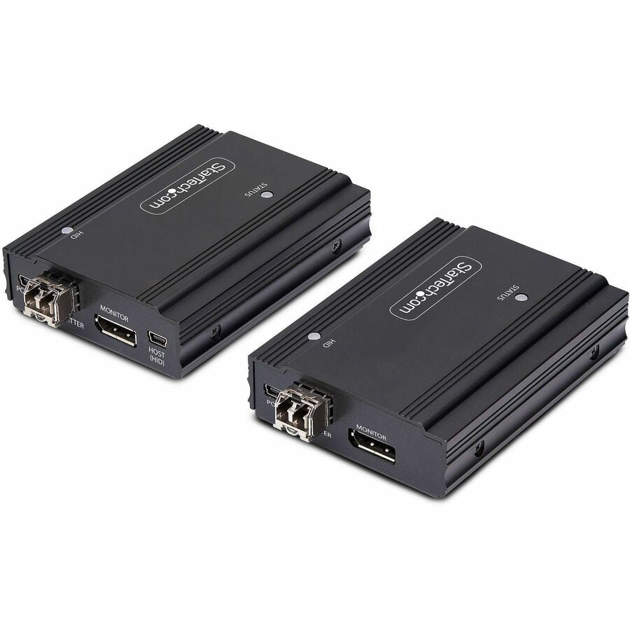StarTech.com DisplayPort KVM Extender over Fiber Optic, 4K 60Hz, Console Extender Kit, Up FD121-KVM-EXTENDER