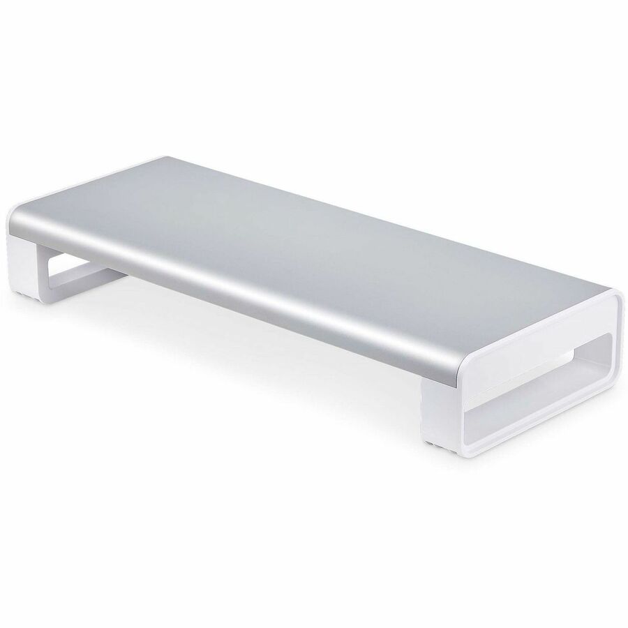 StarTech.com Ergonomic Monitor Riser Stand, Up to 33lb/15kg, Fixed height 3.5in/9cm, 1MFSW-MONITOR-RISER