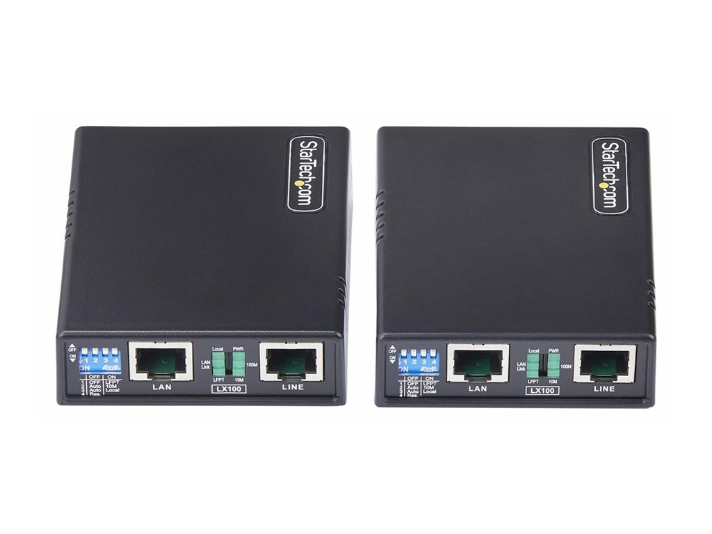 StarTech.com Ethernet Extender Kit, Up to 0.5mi (800m), Ethernet Booster - Short-haul modem - 100Mb LAN - 10Base-T, 100Base-TX C2-ETHERNET-EXTENDER