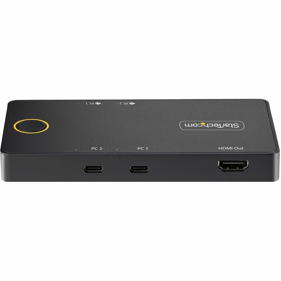 StarTech.com KVM Switchbox - 2 Computer(s) - 1 Local User(s) - 4K - 4096 x 2160 - 6 x USB