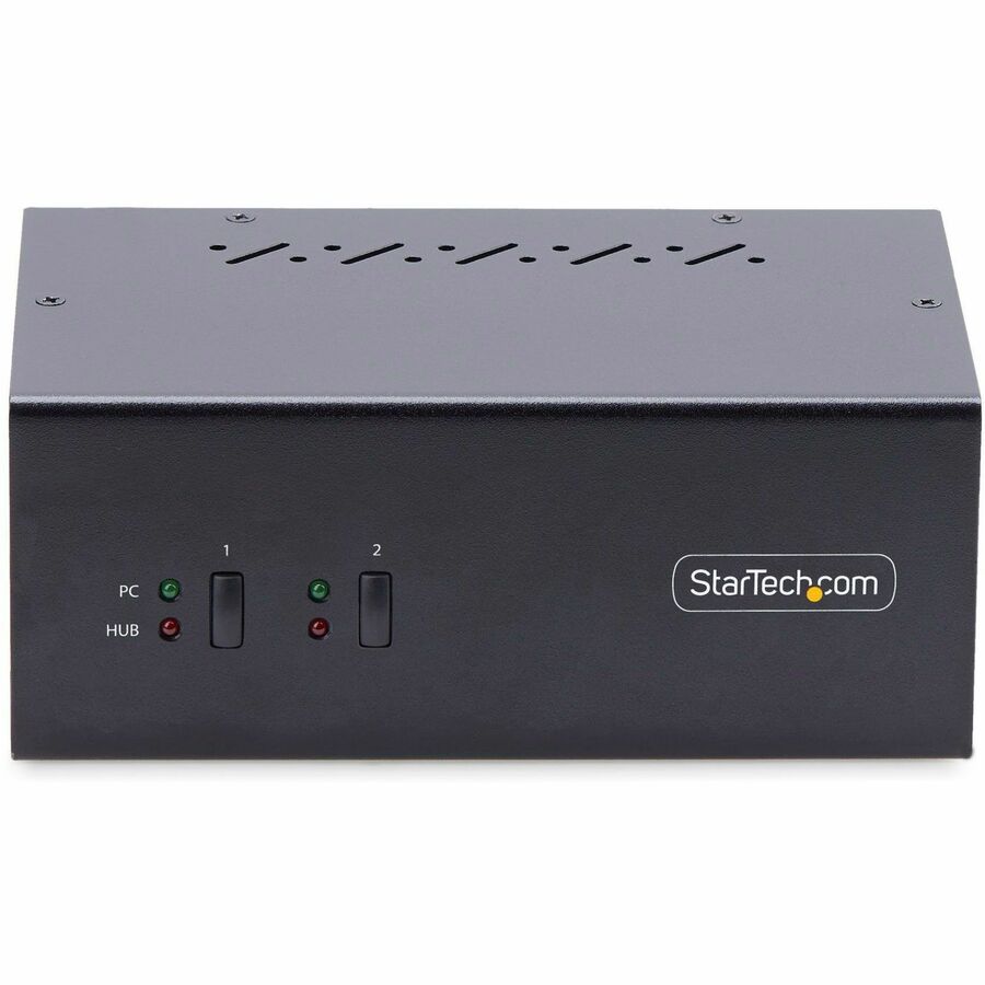 StarTech.com KVM Switchbox - 2 Computer(s) - 2 Local User(s) - 3840 x 2160 - 6 x USB - 6 x