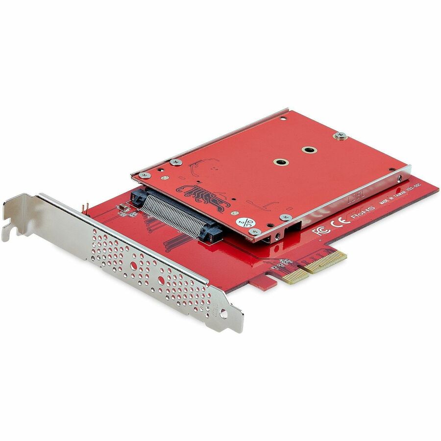 StarTech.com M.2 to U.3 Adapter, For M.2 NVMe SSDs, PCIe M.2 Drive to 2.5inch U.3