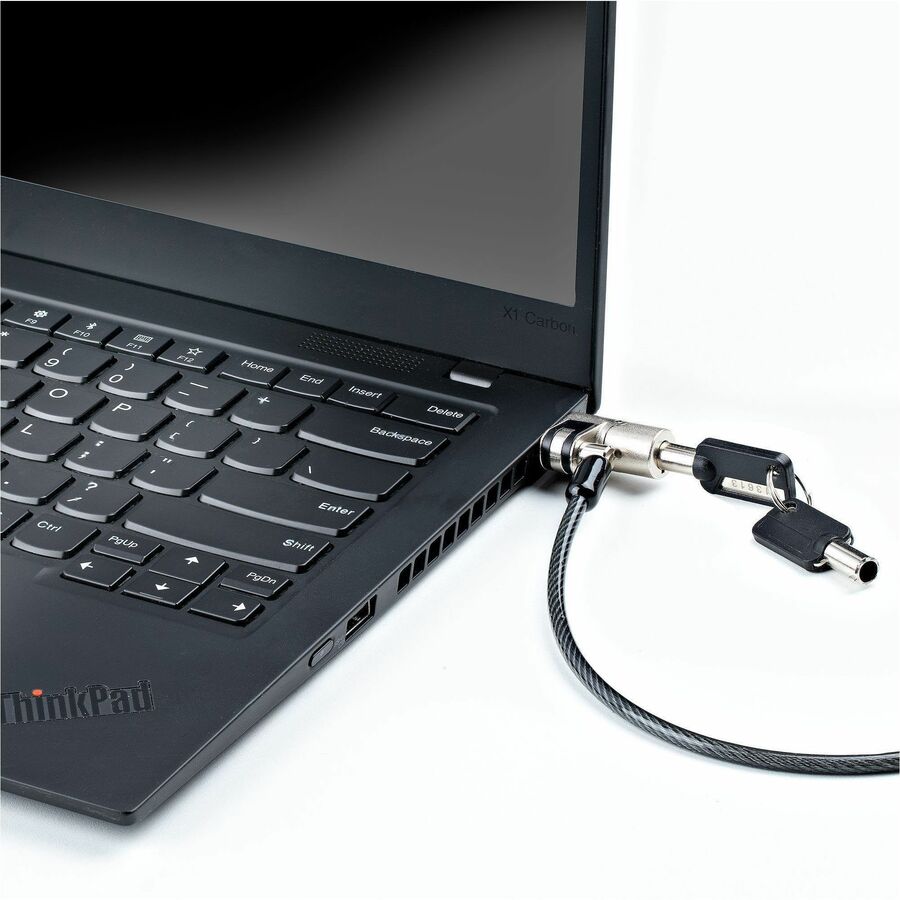 StarTech.com Nano Laptop Cable Lock 6ft, Anti-Theft Keyed Lock, Security Cable Locks Nano