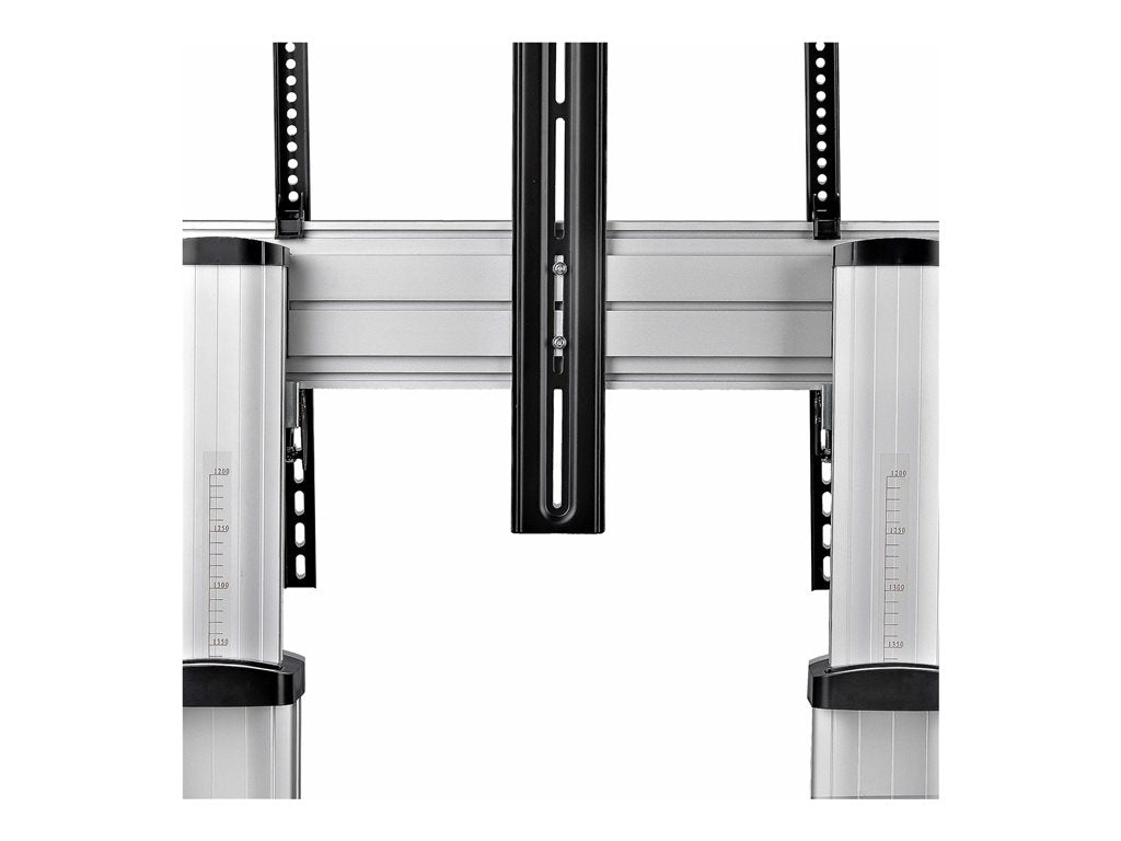 StarTech.com Rolling TV Cart/Stand On Wheels, Up to 100inch/220lb Screens - Cart - for flat panel - plastic, aluminum, steel 1110C-MOBILE-TV-CART