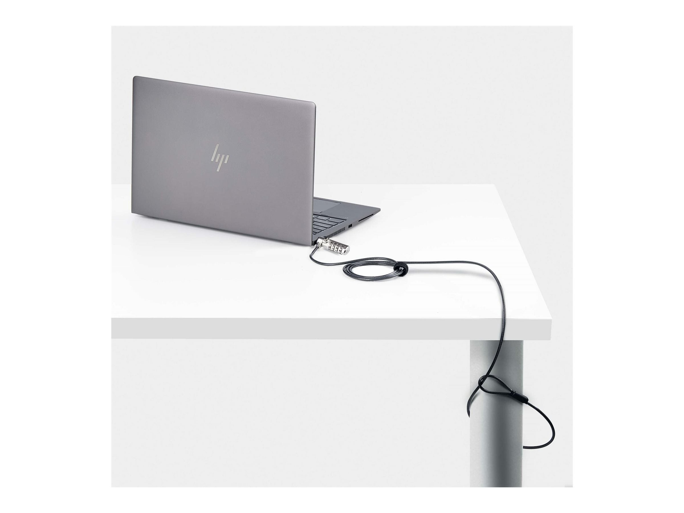 StarTech.com Slim Lock Noble Wedge Slot Compatible, 6.6ft Locking Cable - Security cable lock - 6.6 ft SNBLC4D-LAPTOP-LOCK