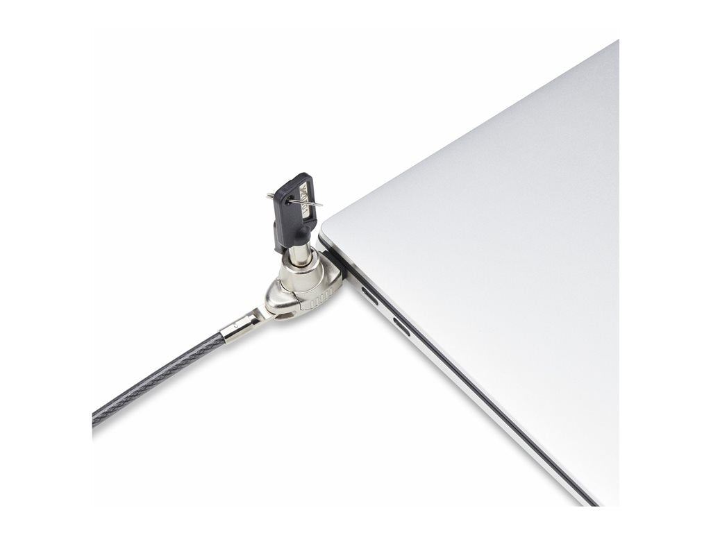 StarTech.com Slim Lock Noble Wedge Slot Compatible, 6.6ft Locking Cable - Security cable lock - anti-theft - 6.6 ft SNBLK-LAPTOP-LOCK