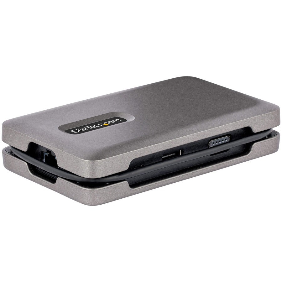 StarTech.com USB-C Multiport Adapter w/USB-C DP Alt Mode Video/4K HDMI/VGA, USB-C Dual Monitor Docking Station, Type C Mini Dock/MST Hub DKM31C3HVCPD