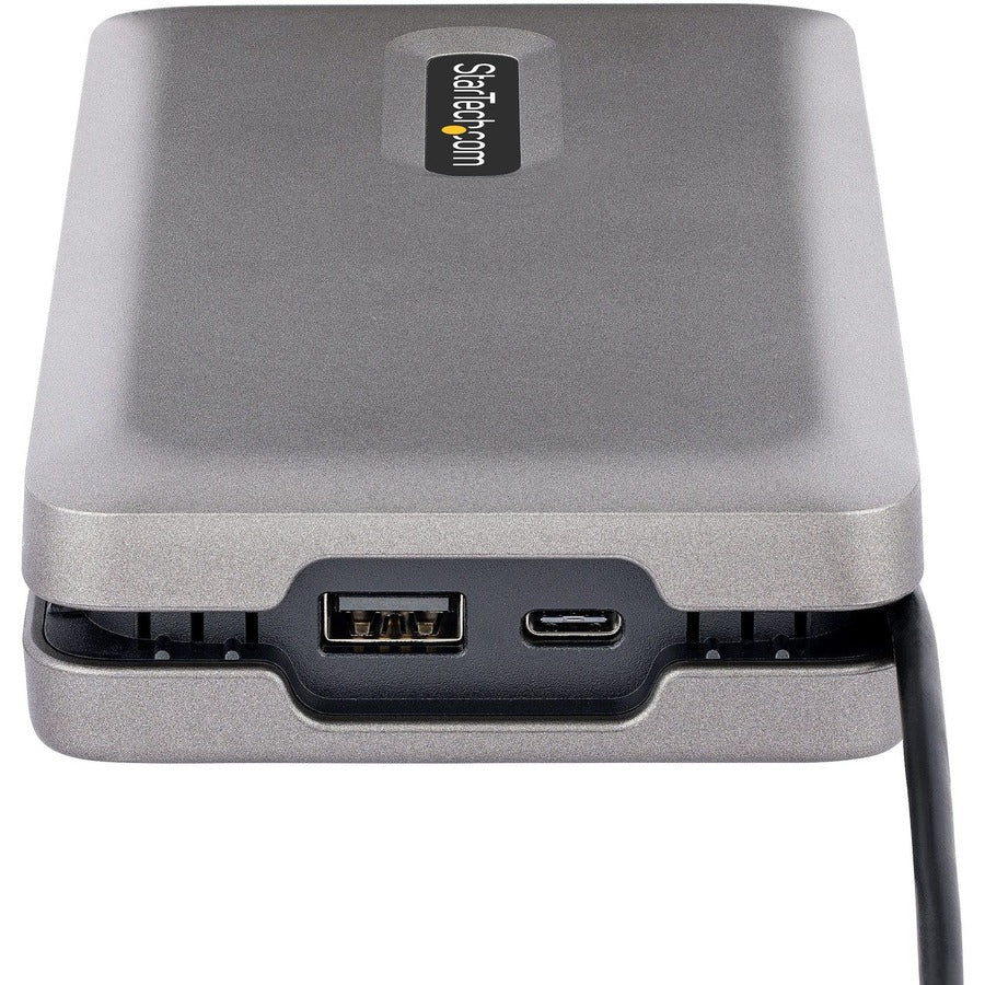 StarTech.com USB-C Multiport Adapter w/USB-C DP Alt Mode Video/4K HDMI/VGA, USB-C Dual Monitor Docking Station, Type C Mini Dock/MST Hub DKM31C3HVCPD