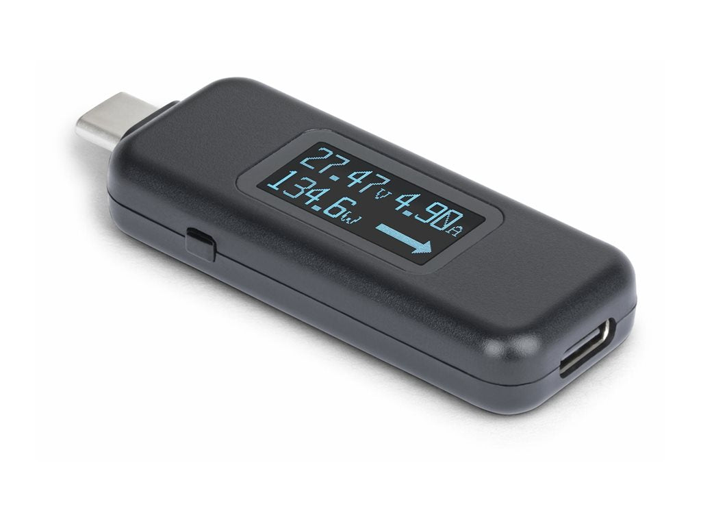 StarTech.com USB-C Power Tester, Bi-Directional Digital Voltage/Current - USB-C power tester - digital multimeter, bi-directional USBC-PWRTESTER