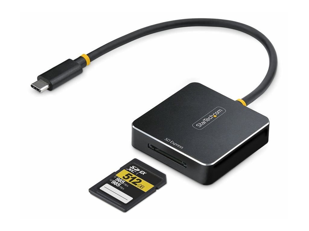 StarTech.com USB-C SD Express Card Reader, USB 10Gbps, Portable Memory Card Reader, USB Type-C to Secure Digital 7.1 Adapter, 1B-USB-C-SDE-ADAPTER