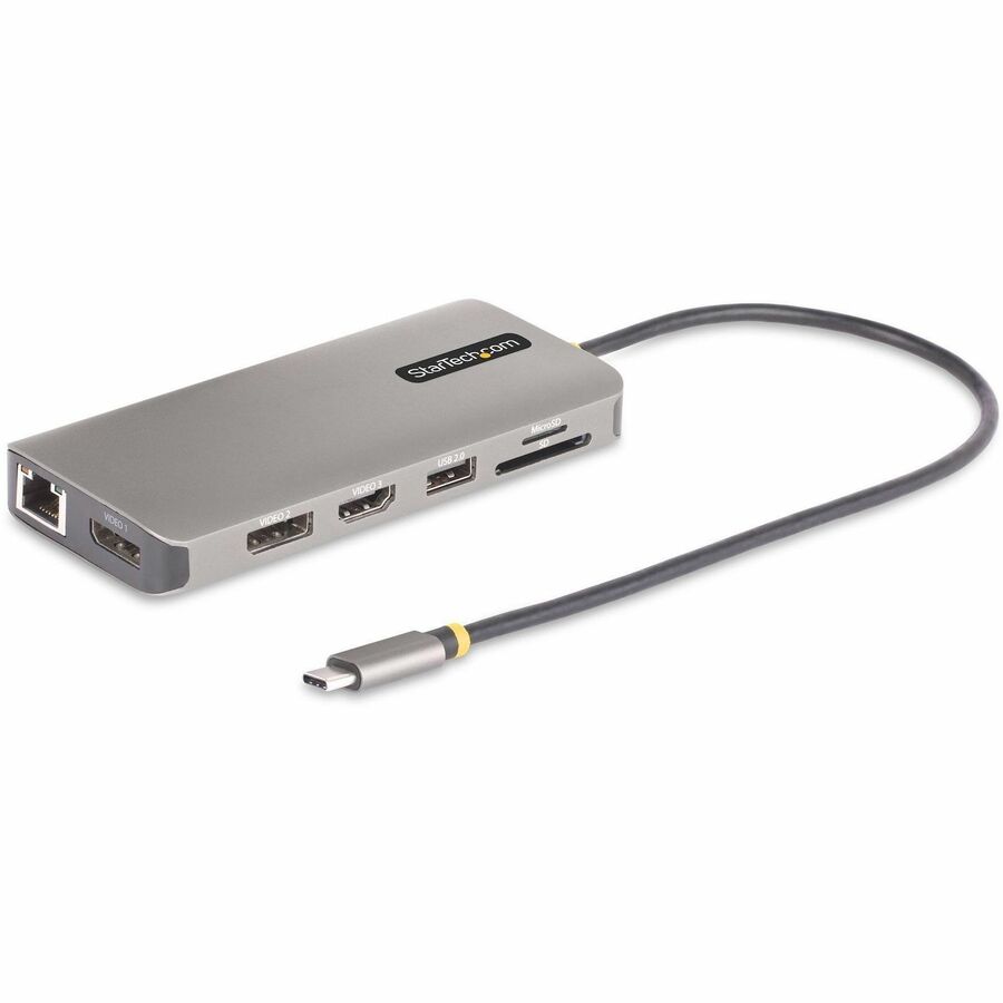 StarTech.com USB-C Triple-Monitor Multiport Adapter, Dual 4K 60Hz + 4K 30Hz HDMI & DP, 4x 154B-USBC-MULTIPORT