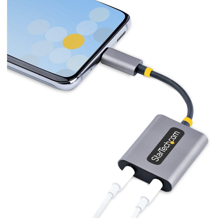 StarTech.com USB Type-C to 2x 3.5mm Audio Adapter